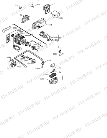 Схема №2 FAV5450I-W с изображением Всякое для посудомойки Aeg 1523366605